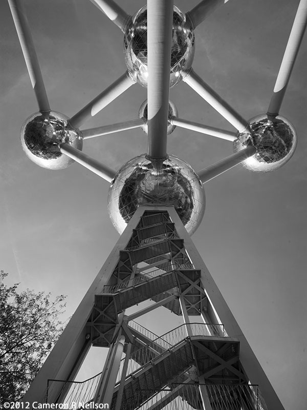 Atomium in Brussels, Belgium